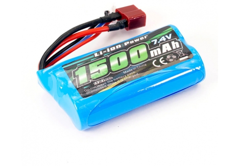 FTX 7.4V 1500mAh Li-Ion Battery Pack for RC Havok Glader with Deans Connector FTX10630