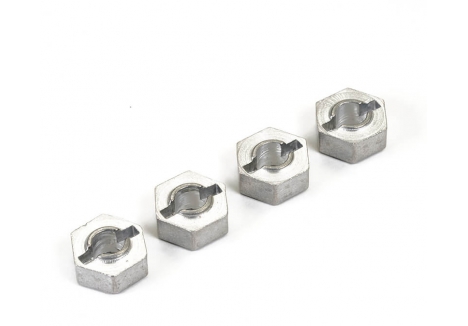 FTX Apache Cast Metal Wheel Hex 4 Piece Set for 1/10 RC Truck FTX10170