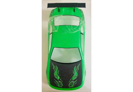 FTX Banzai Pre-Painted RC Bodyshell with Decals and Wing Green FTX6596G