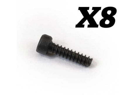 FTX Cap Head Self-tapping Screws 2x8mm RC Model Spares FTX10357