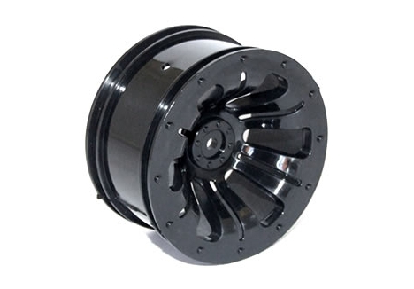 FTX Carnage Wheel 2pcs 1/10 Scale Black 12mm Hex Truggy Wheels FTX6315B