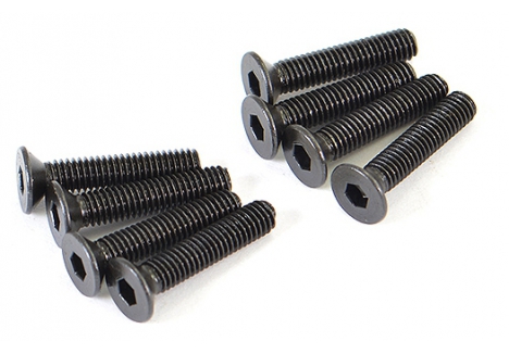 FTX Flat Head Screw M3 x 15mm 8 Piece Pack RC Replacement Fastener FTX9872