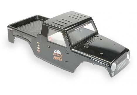 FTX Fury 2.0 1/10 RC Body Shell Black FTX9146BK
