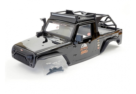 FTX Fury 2.0 1/10 RC Crawler Pre-Assembled Body Cage Black FTX9145BK