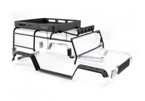 FTX Kanyon 1/10 Rock Crawler Clear Body Roll Cage Spotlights FTX8488