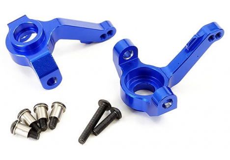 FTX Mauler Aluminium Steering Block Carriers 2 Piece Set Blue FTX8831B