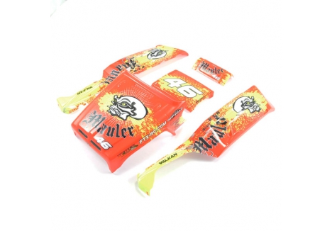 FTX Mauler Painted Body Panels 1/10 Rock Crawler Red FTX8776R