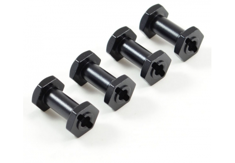 FTX Outback Aluminium Wheel Hex with Pins Extra Wide Plus 5mm Offset 4 Piece Set FTX8246