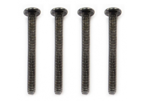 FTX Outback Button Head Screw M2*20 Four Pack Black FTX8216