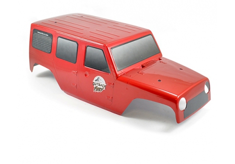 FTX Outback Fury 1/10 Scale Rock Crawler Bodyshell Pre-Painted Red PVC FTX9209R