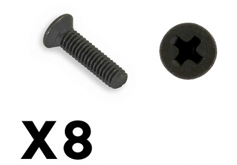 FTX Outback Fury Column Hex Head Self Tapping Screw 2.5x10mm 8 Piece FTX9195