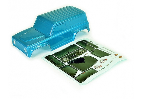 FTX Outback Mini X 2.0 Cub PVC Body Shell Replacement Metallic Cyan FTX9382MC