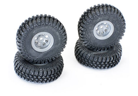 FTX Outback Mini X 2.0 Finder Mounted Tyres Grey Wheels FTX9374GY