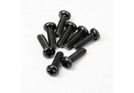 FTX Outback Ranger XC Round Head M2.5 X 8mm Screws Pack of 8 FTX9481