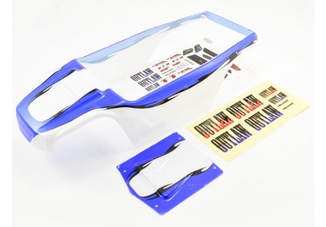 FTX Outlaw 1/10 Brushless Blue Bodyshell Uncut RC Buggy FTX8350B