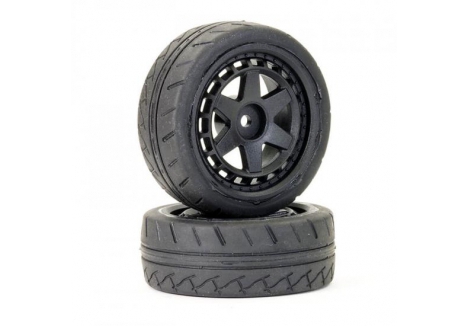 FTX Stinger Front 26mm Rubber Wheels Tyres Pair FTX10570