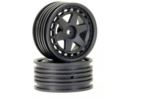 FTX Stinger Front 26mm Wheel For Rubber Tyres 1/10 RC Car Black FTX10573