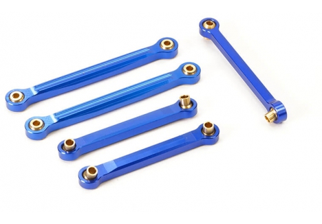 FTX Tracer 1/16 Aluminium Brushed Rear Suspension Arm and Steering Links FTX9806