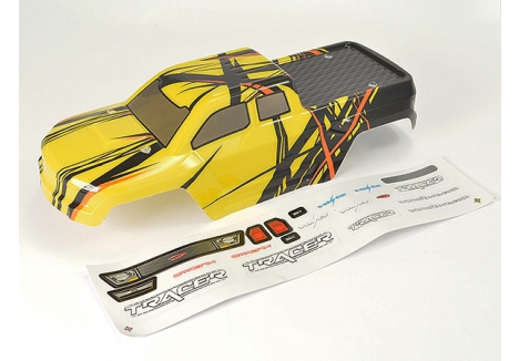 FTX Tracer Truck Body and Decal Yellow FTX9792