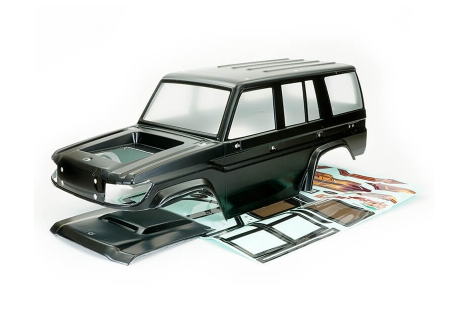 FTX Tracker 1/10 Polycarbonate RC Truck Body Black FTX10325BK