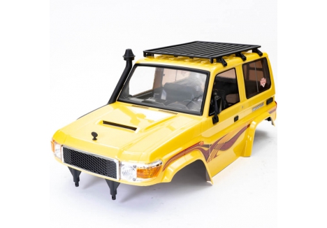 FTX Trooper 1/10 Pre-Assembled RC Crawler Body Yellow FTX10918Y