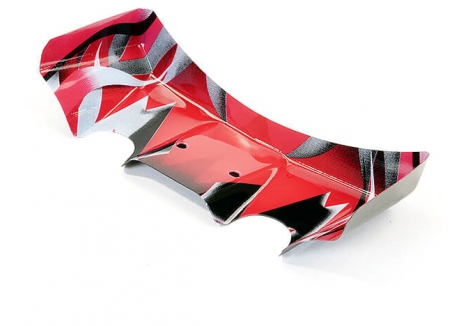 FTX Vantage 2.0 Printed Rear Wing Red Black White 1/10 RC Buggy FTX6290R