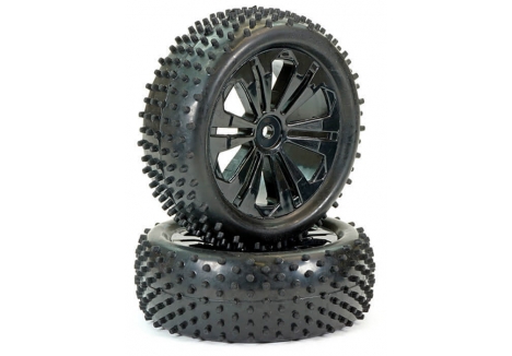FTX Vantage BL 2.0 Front Stub Tyre Mounted Split Spoke Wheel Pair FTX6302F