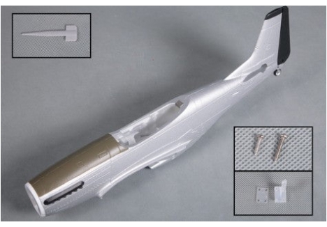 Fuselage (for 800mm P51 V2) (BBD)