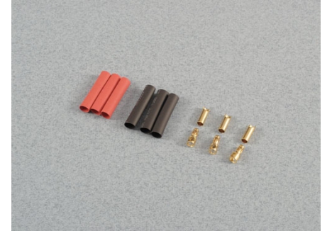 FUSION 3.5mm Gold Connector Set 3prs O-FS-GC03/03