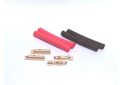 FUSION 4.0mm Gold Connector Set 2prs O-FS-GC04/02
