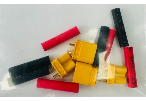 Fusion XT30 Connector Set Heat Shrink 2 Pairs O-FS-XT30/02