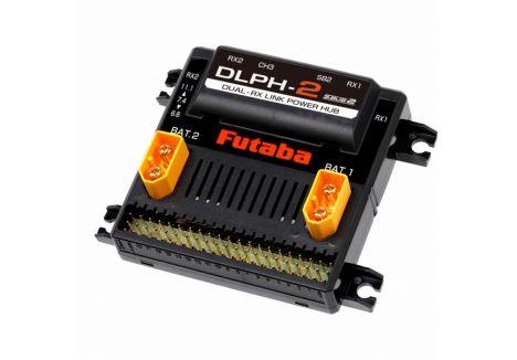 Futaba DLPH-2 Intelligent Power Hub (Dual Rx, Dual Battery, Gyro Capable) FUT05102735-1