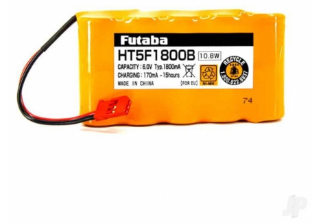 Futaba HT5F1800B 6.0V 1800mAh NiMH RC Transmitter Battery FUTEBA0142