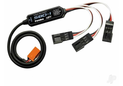 Futaba SBD-1 3-Channel S.BUS Servo Decoder Lead 1100mm FUT05102490-1