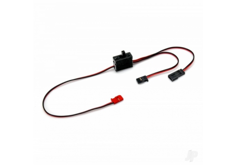 Futaba Switch Harness with Integrated Charge Lead Black FUTEBA0626