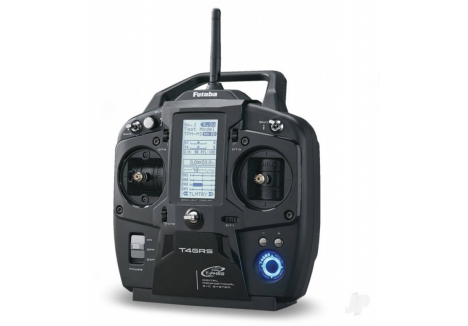 Futaba T4GRS 4-Channel RC Surface Radio Transmitter Black FUT05003095-3