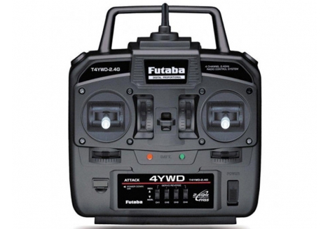 Futaba T4YWD 4-Channel Surface Radio Transmitter R214GFE FUT05003085-3