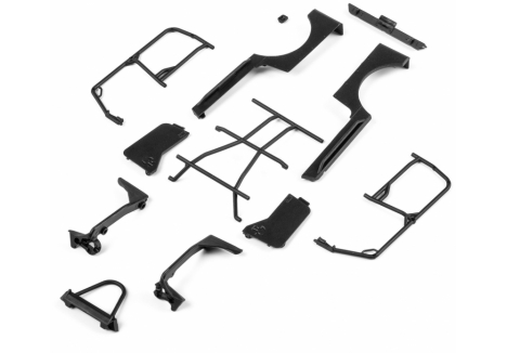 Genright Fenders & Cage, Doors, Bumpers: SCX30 CJ-7