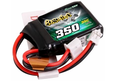 Gens Ace 2S 7.4V 350mAh 35C LiPo Battery Pack with JST-PH Connector O-GC2S0350-35PH