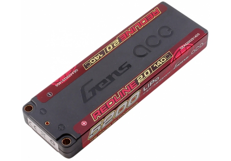 Gens Ace 5200mAh 2S HV 7.6V 140C RC Car LiPo Battery RL2 O-GC2H5200-140G5