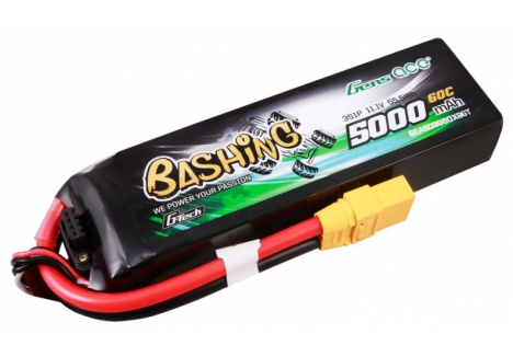 Gens Ace G-Tech 3S 11.1V 5000mAh 60C LiPo Battery Bashing XT90 O-GTC3S5000-60X9