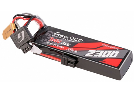 Gens Ace G-Tech LiPo Battery 2S 7.4V 2300mAh 35C iEC2 RC Car O-GTC2S2300-35E2
