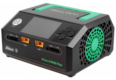 Gens Ace iMars D1000 PLUS 1000W Dual Smart RC Battery Charger O-GACD1000P