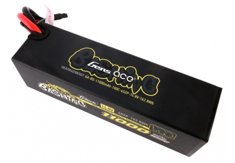 Gens Ace Li-Po Car G-Tech 4S2P 14.8V 11000mAh 100C LiPo Battery EC5 O-GTC4S1100-100E5
