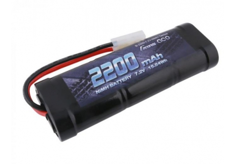 Gens Ace NiMH RC Battery 7.2V 2200mAh with Tamiya Connector O-GC6N2200-TM