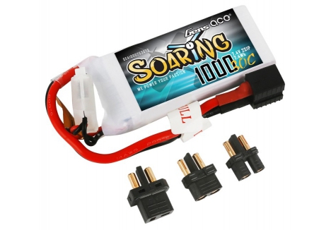 Gens Ace Soaring 2S 7.4V 1000mAh 30C LiPo Battery G2S1000-30M