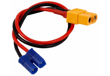 Gens Ace XT60 Female to EC2 Male Adapter RC Connector O-GAAXFE2M