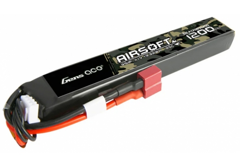GENSACE Airsoft 3S 1200mAh 25C with Deans (fit Most AEG) O-GAS3S1200-25DNS