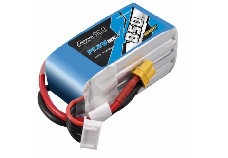 GENSACE Li-Po 4S 14.8V 850mAh 80C with XT30 O-G4S0850-80X3