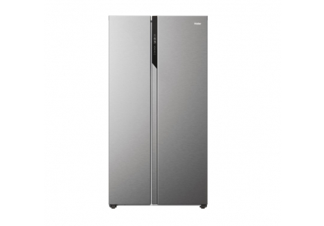 Haier 90.5cm Total No Frost Fridge Freezer – Platinum Inox – HSR5918DNMP Agency: